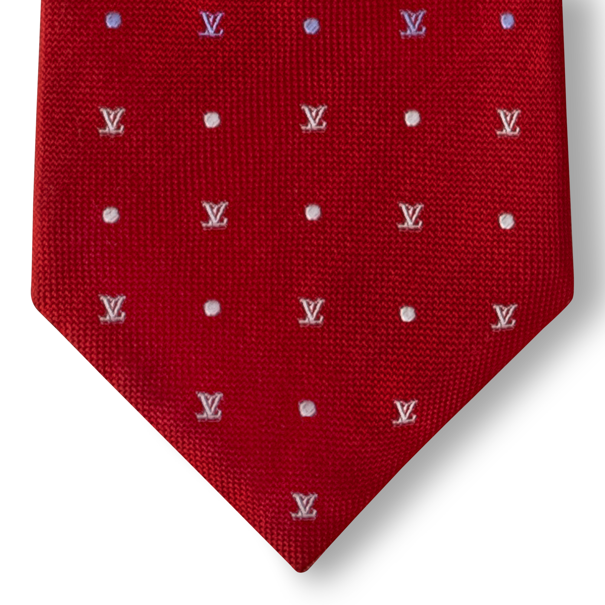 LOUIS VUITTON 赤 ドット柄 ネクタイ　LV ブラゾン 7CM ネクタイ・ブラゾン ドット S00｜ルイ・ヴィトン 公式サイト